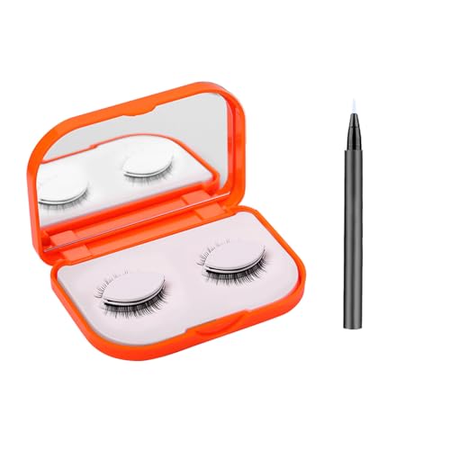 2 Paar Wiederverwendbare Selbstklebende Wimpern Kein Eyeliner Erforderlich 3 Sekunden Zum Anbringen Falscher Wimpern Für Damen Und Mädchen Wasserdichte Falsche Wimpern Natürlicher Look von BAYORE