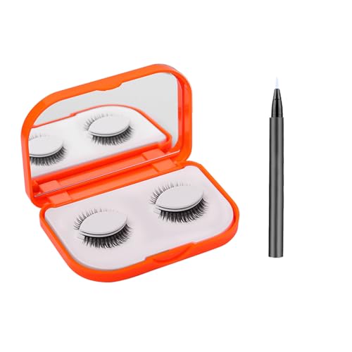 2 Paar Wiederverwendbare Selbstklebende Wimpern Kein Eyeliner Erforderlich 3 Sekunden Zum Anbringen Falscher Wimpern Für Damen Und Mädchen Wasserdichte Falsche Wimpern Natürlicher Look von BAYORE