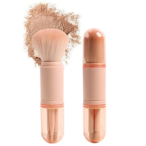 4-in-1-Make Up Pinsel Beauty Tool Augenpinsel Einziehbarer Make Up Pinsel Tragbarer Make Up Pinsel Für Frauen Und Mädchen Make Up Pinsel von BAYORE