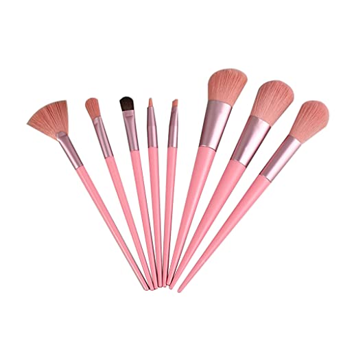 8-teiliges Professionelles Augen Make Up Pinsel Set Mit Kunststoffgriff Lidschatten Augenbrauen Eyeliner Mischpinsel Professionelles Abgewinkeltes Lidschattenpinsel Reiniger Set Blender Mischung von BAYORE