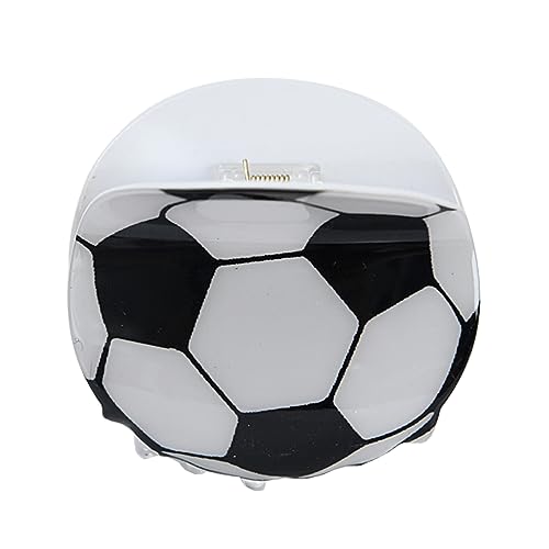 BAYORE Basketball Fußball Haarklammer Kreatives Ball Thema Haarklammer Acryl Kopfbedeckung Sport Haarspangen Haarschmuck Einzigartiges Haar Accessoire von BAYORE