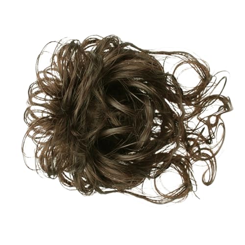 BAYORE Hochsteckfrisuren Haargummis Für Formelle Partys Lockige Perücken Brötchen Haargummi Haarverlängerung Haarseil Für Frauen Haar Styling Werkzeug Brötchen Haargummis von BAYORE