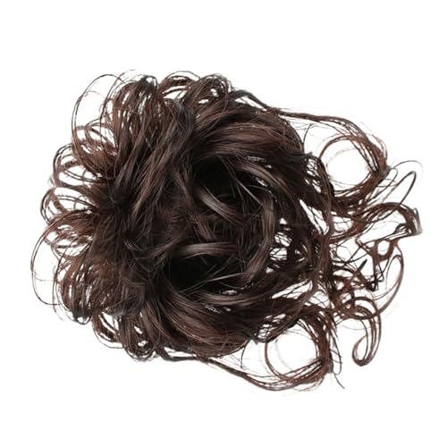 BAYORE Hochsteckfrisuren Haargummis Für Formelle Partys Lockige Perücken Brötchen Haargummi Haarverlängerung Haarseil Für Frauen Haar Styling Werkzeug Brötchen Haargummis von BAYORE