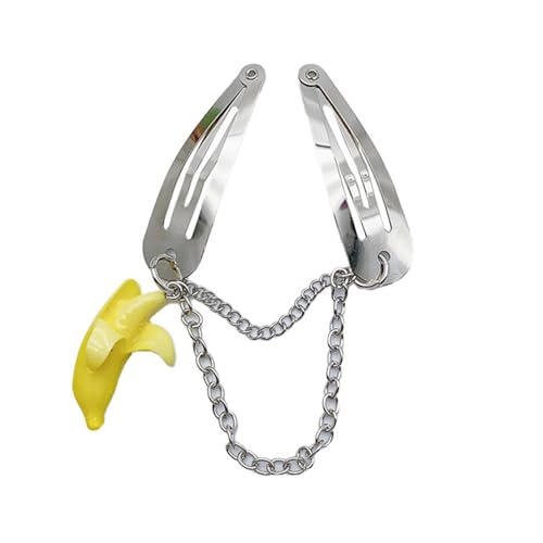 BAYORE Koreanische Obst Kette Haarnadel Bunte Süße Haar Clip Barrettes Stirnband Für Frauen Mädchen Punk Seite Clip Haar Zubehör Haar Kette von BAYORE