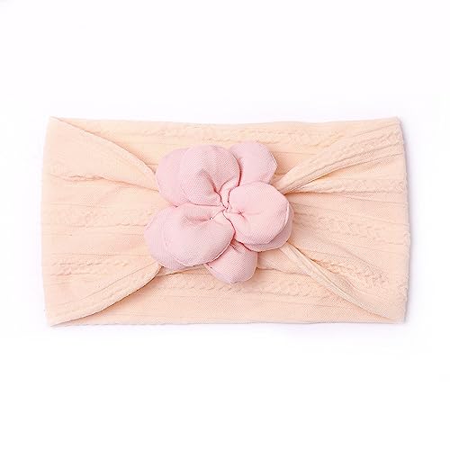 Baby Stirnband 3-D Blumen Haarband Breites Stirnband Kleinkind Haar Accessoire Säuglings Nylon Kopfbedeckung Fotozubehör Nylon Baby Stirnband Breites Nylon Baby Stirnband Bastel Baby Stirnband von BAYORE