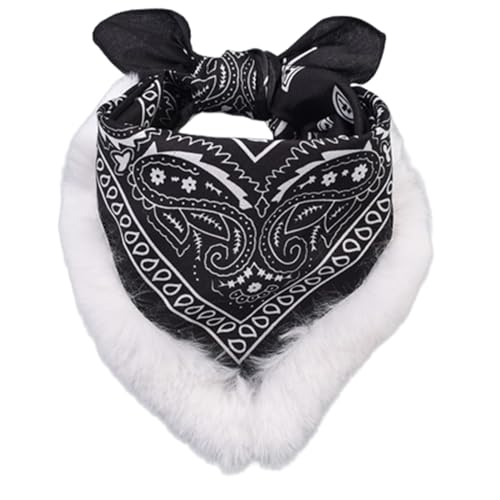 Bandana Polyester Paisleys Print Kopfwickel Schal Armband Plüsch Stirnbänder Haarband Handgelenkwickel Haarschals Mode Taschentücher Für Männer Frauen Unisex von BAYORE