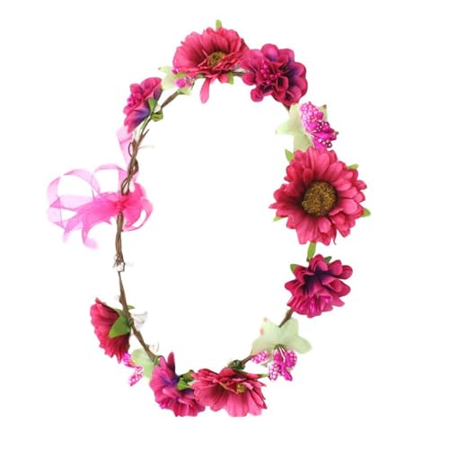 Blumen Stirnbänder Blumen Braut Kranz Haarband Modisches Haar Accessoire Für Feiertage Feste Und Partys von BAYORE