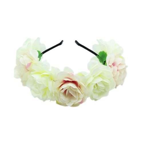 Blumen Stirnbänder Für Damen Braut Blumen Für Hochzeit Party Blumengirlanden Haarkranz Blumen Stirnbänder Blumen Stirnbänder Für Frauen von BAYORE