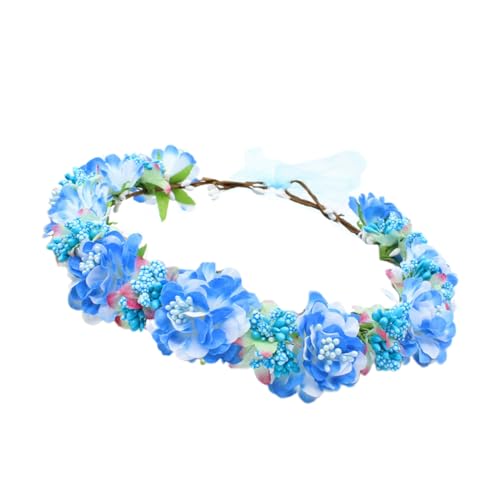 Blumenkranz Blumenstirnbänder Braut Haarteil Haarschmuck Haarband Für Frauen Hochzeit Party Zeremonie Festival Hochzeitszeremonie von BAYORE