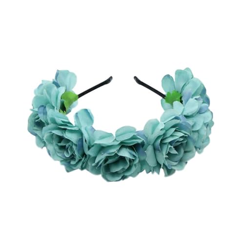 Brautblumen-Haarbänder für Hochzeit, Blumen-Haarbänder, Blumen-Haarbänder, Blumenkranz, Blumen-Haarbänder für Damen von BAYORE