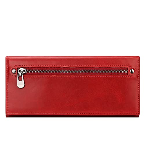 Brieftaschen Blockier Kartenhalter Reise Geldbörsen Organizer Multifunktional Bifold Lang Kreditkarten Organizer Damen Geldbörse Klein Niedlich von BAYORE