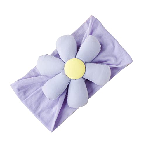 Dehnbares Haarband Blumen Baby Stirnband Breites Kopftuch Für Kleinkinder Mädchen Kopfbedeckung Kopfschmuck Fotografie Requisiten Blumen Haarband Für Kinder von BAYORE