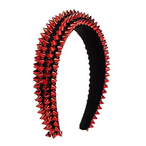 Elegantes Haar Accessoire Schlupf Stirnband Mit Nieten Für Konzerte Und Partys Schlupf Haarreifen von BAYORE