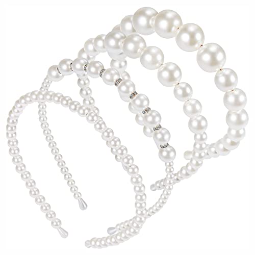 Elegantes Stirnband, Prinzessin, Weiß, Brautschmuck, Hochzeit, Zeremonie, Abschlussball, Geburtstagsparty, Zubehör, Stirnbänder für Frauen, rutschfestes Stirnband für Mädchen, Stirnbänder, Hochzeit von BAYORE