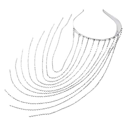 Ethnische Vintage Für Quasten Stirnband Frauen Kristall Kette Braut Haar Hoop Hochzeit Schmuck Kopfschmuck Quasten Stirnband von BAYORE