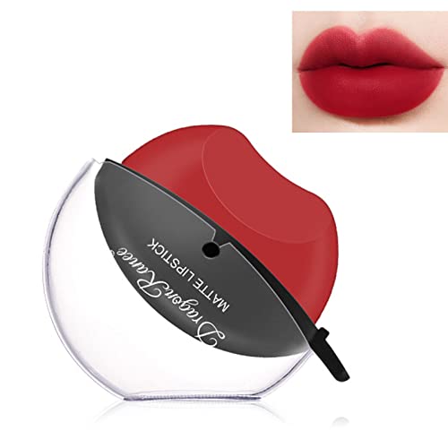 Glänzender Lippenstift Mattierter Samt Lipgloss Kosmetischer Wasserdichter Lippe Antihaft Cup Langlebiges Lippen Make Up Für Frauen Mattierter Samt Lipgloss von BAYORE