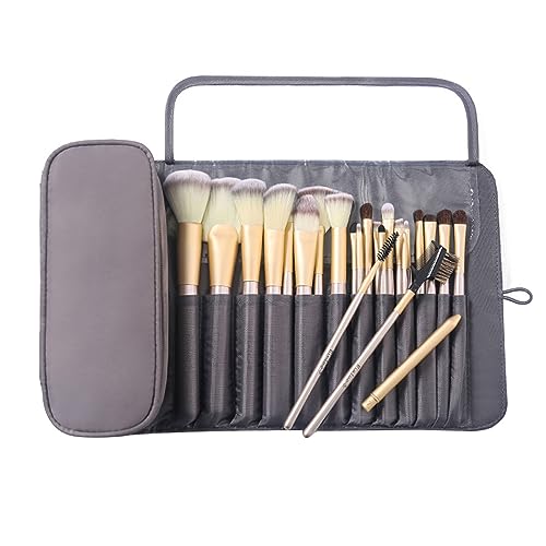 Make Up Tasche Kosmetikpinsel Organizer Handtasche Kosmetiktasche Mit 12 Pinselhaltern Für Pinselsets Und Make Up Zubehör Beauty Make Up Pinseltaschen von BAYORE