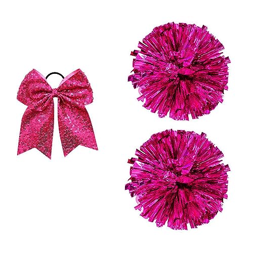 Metallische Cheerleading Große Cheer Haarschleifen Pferdeschwanz Cheer Und Schleifen Softball Tanz Cheerleader Outfit Große Cheer Haarschleifen Für Mädchen von BAYORE