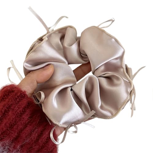 Prinzessin Scrunchies Satins Haargummi Satins Haarhalter Bezaubernder Satins Haargummi Haarseil Für Mädchen Scrunchies Haargummis Für Frauenhaare von BAYORE