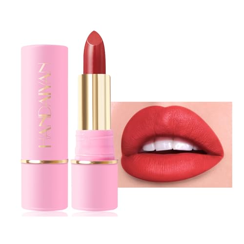 Wischfeste Lippen Professionelle Pigmente Lippenstift Stift Wasserfest Für Damen Charmante Matte Lippen Kosmetik Langlebig Wischfestes Lippen Make Up Professionelles Make Up Elegantes Und Up von BAYORE