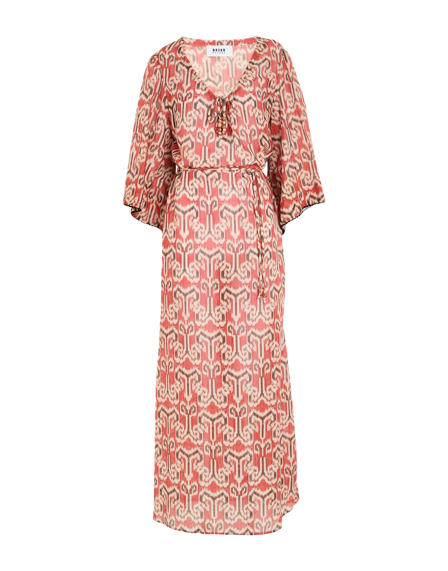 BAZAR DELUXE Maxi-kleid Damen Tomatenrot von BAZAR DELUXE