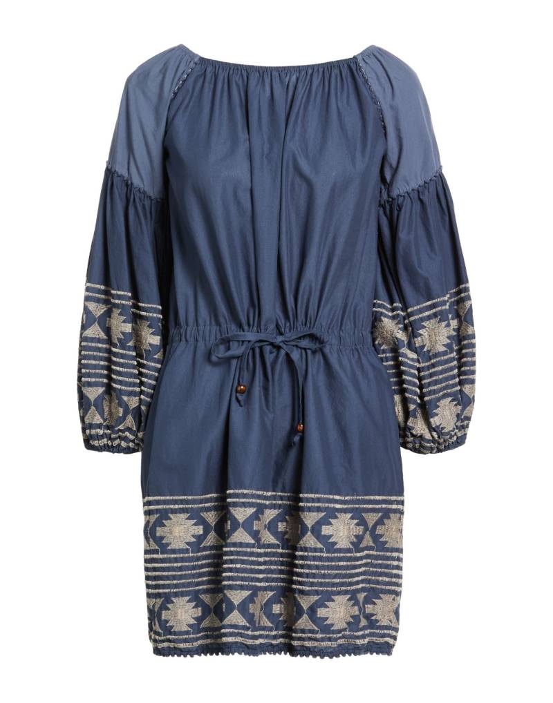 BAZAR DELUXE Mini-kleid Damen Taubenblau von BAZAR DELUXE