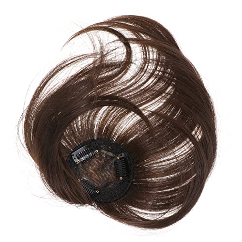 1Stück Clip in Haar Clip Air Bangs aus Hochtemperaturbeständigem Seidenmaterial Unsichtbares Haarteil für Damen für Partys und Cosplay von BAZEITFLOW