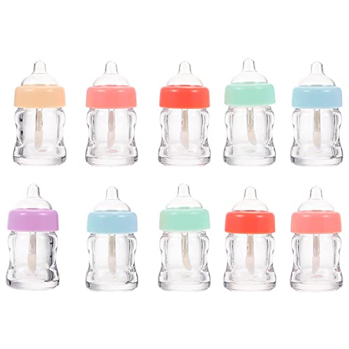 BAZEITFLOW 10 Stück Nachfüllbare Lippen Gloss Flaschen Transparente Leere Lip Gloss Behälter für DIY Lippenpflege Praktische Lippenöl Flaschen mit Pinselkopf für Erwachsene BAZEITFLOW 10 Stück Nachfüllbare Lippen Gloss Flaschen Transparente Leere Lip Gloss Behälter für DIY Lippenpflege Praktische Lippenöl Flaschen mit Pinselkopf für Erwachsene von BAZEITFLOW