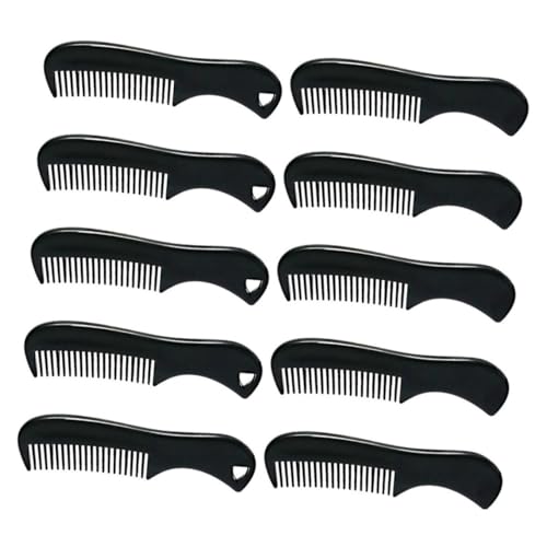 BAZEITFLOW 10 Stück Teiliges Bartkamm Kompakter Pocket Comb für Herren Feiner Haarkamm mit Glatter Oberfläche Mehrfach Poliert zum Stylen und Pflegen von Bart und Schnurrbart Unterwegs von BAZEITFLOW