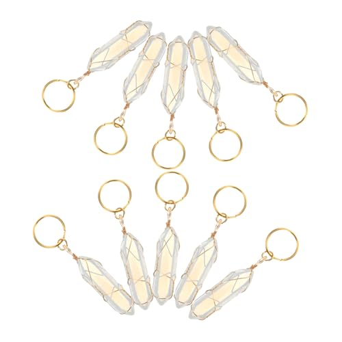 BAZEITFLOW 10 Stück Teiliges Dreadlock Haarschmuck für Damen Kristallförmige Haarringe Leicht und Stabil Vielseitig Einsetzbar für Partys und Outdoor Aktivitäten DIY Zopfdekorationen von BAZEITFLOW