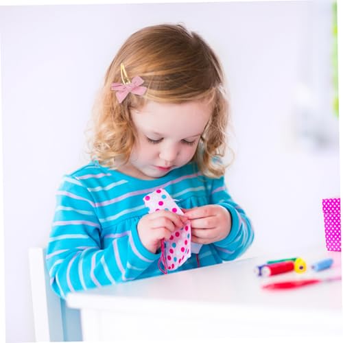 BAZEITFLOW 10 Stück Teiliges Haarklammern aus Eisen Stabile DIY Haarspangen Zubehör Glatte Kanten für Dünnes und Dickes Haar für Haarschmuck Bastelbedarf Langlebig und Einfach zu Befestigen von BAZEITFLOW