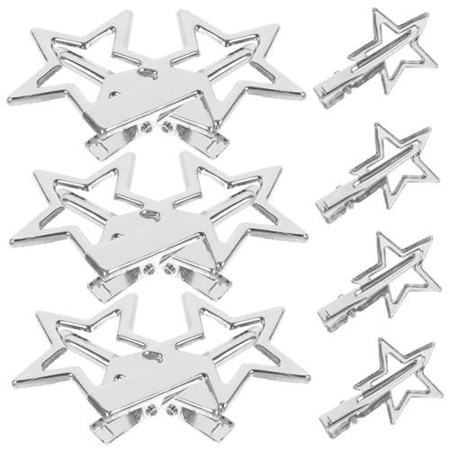BAZEITFLOW 10stücke Metall Stern Haar Clips Mädchen Haarschmuck Sternförmige Haarspangen Kleine Haarspangen Haarschmuck Für Frauen Und Mädchen von BAZEITFLOW