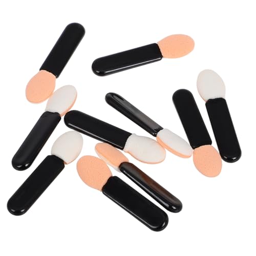 BAZEITFLOW 10 Stück Teiliges Mini Lidschatten Pinsel Weiche Schwamm Applikatoren für Augen und Lippen Make Up Tragbar und Vielseitig für Präzises Auftragen bei Damen von BAZEITFLOW