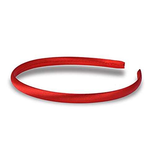 BAZEITFLOW 10 Stück Teiliges Satin Stirnband Breit Flexible Farblich Gemischte Haarbänder für Damen und Mädchen Stoffbezogene Haarschmuck Accessoires Angenehm zu Tragen Zufällige Farbe von BAZEITFLOW
