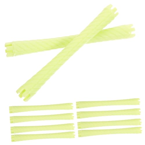 BAZEITFLOW 10 Teiliges Flexible Kunststoff Permstäbe Haarwickler Lockenstäbe Leicht für Lange und Kurze Haare Damen Haartooling Einfache Anwendung Effektives Zufällige Zufällige Farbe von BAZEITFLOW
