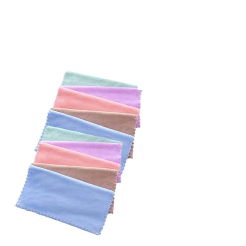 BAZEITFLOW 10stücke Mikrofaser Abschminktücher Gesichtstücher Für Sanfte Make-up Entfernung Hypoallergen Und Ultraweich Praktisches Reisekit Für Damen in Zufälligen Farben von BAZEITFLOW