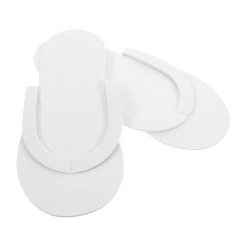 BAZEITFLOW 12 Paare Faltbare EVA Hausschuhe für Damen und Herren Weiche Bequeme Rutschfeste Badeschuhe Schnelltrocknend Leicht für Hotel Reise Spa Badezimmer und Strand von BAZEITFLOW