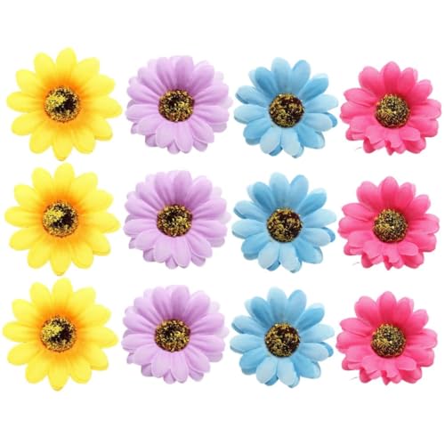 BAZEITFLOW 12 Stück Teiliges Boho Blüten Haarklammern für Damen und Mädchen Leichte Stilvolle Haarspangen mit Blumenmotiv Vielseitig Einsetzbar für Party Alltag und Festliche Zufällige Farbe von BAZEITFLOW
