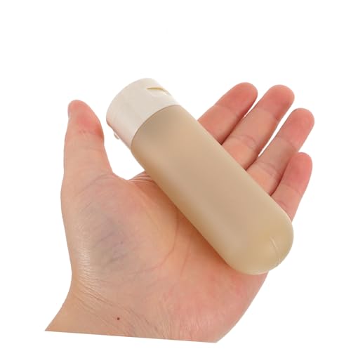 BAZEITFLOW 12 Stück Teiliges Reise Fläschchen Set für Männer Nachfüllbare Lotion Behälter Auslaufsichere Leichte Squeeze Tubes für Feuchtigkeitscreme Shampoo Handcreme Kompakt Sicher für von BAZEITFLOW