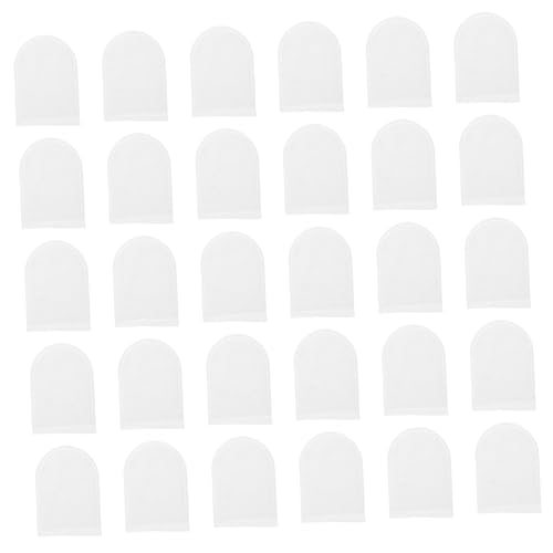 BAZEITFLOW 120 Stück U förmige Wiederverwendbare Baumwollpads Sanfte Abschminkpads mit Perlstruktur Weiche Langlebige Exfoliating Pads für Frauen Gesichtspflege und Reise von BAZEITFLOW