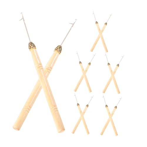 BAZEITFLOW 12stücke Haar-häkelnadeln Für Dreadlocks Perücken-zopfwerkzeuge Häkelnadeln Zum Weben Von Haaren Perückenwebwerkzeuge Haarverlängerungswerkzeuge von BAZEITFLOW