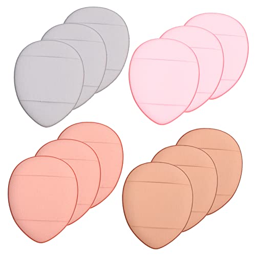 BAZEITFLOW 12stücke Puder Puff Für Frauen Sanfte Hautfreundliche Make-up Schwämme Für Concealer Und Foundation Praktisches Gemischten Farben Für Täglichen Gebrauch Und Besondere von BAZEITFLOW
