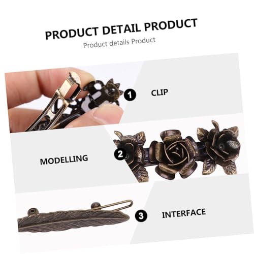 BAZEITFLOW 14 Stück Teiliges Vintage Haarspangen Metall Haarklammern Retro French Style Haarschmuck Damen für Hochzeit Geburtstag Party Alltag von BAZEITFLOW