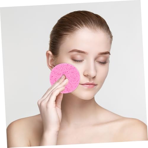 BAZEITFLOW 15 Stück Teiliges Make up puff Weiche Runde Makeup Schwämme aus Zellulose Vielseitig für Foundation Puder Concealer Sanfte Gesichtsreinigung und Porentiefe Reinigung bei Frauen von BAZEITFLOW