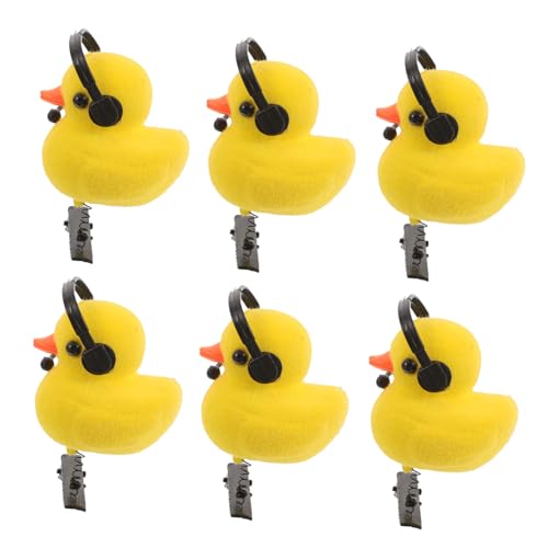 BAZEITFLOW 15 Süße Haarspangen in Form Gelber Enten Für Mädchen, Entzückende Frühlings-haar-accessoires Für Und Für Festliche Anlässe, Reise-styling von BAZEITFLOW