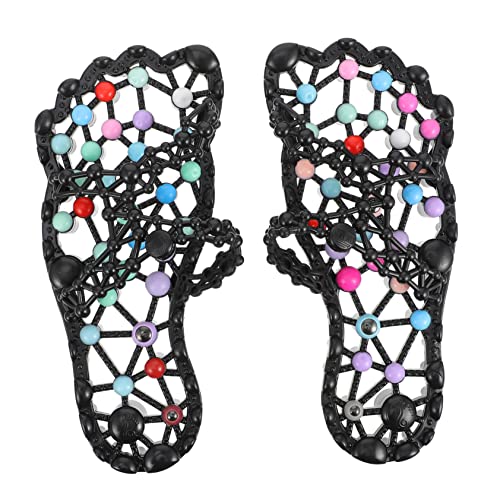 BAZEITFLOW 1Paar Massage Hausschuhe für Frauen Rutschfeste Sandalen mit Fußmassage für Indoor-bereich Schnelltrocknend Entspannende Fußpflege Geschenkidee für Wohlbefinden von BAZEITFLOW