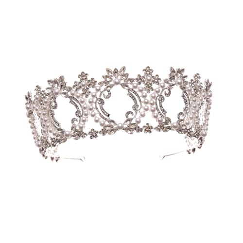 BAZEITFLOW 1Stück Braut Tiara mit Perlenkrone Hochzeitsaccessoire für Brautjungfern Perfektes für Besondere Anlässe Wie Hochzeit und Feierlichkeiten BAZEITFLOW 1Stück Braut Tiara mit Perlenkrone Hochzeitsaccessoire für Brautjungfern Perfektes für Besondere Anlässe Wie Hochzeit und Feierlichkeiten von BAZEITFLOW