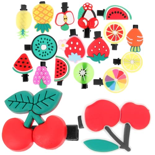 BAZEITFLOW 2 Satz Bunte Haarklammern mit Fruchtigem Design Langlebige Haarspangen für Mädchen und Frauen Modischer Haarschmuck für Alltag und Party Einzigartiges Accessoire für Verschiedene von BAZEITFLOW