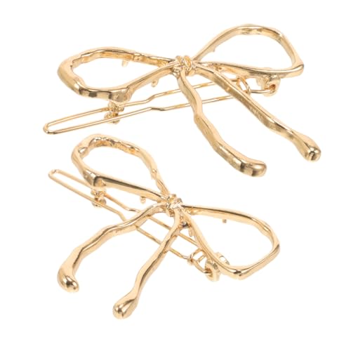 BAZEITFLOW 2 Stück Haarklammern mit Bow Design Leichter Haarclip für Mädchen und Frauen Sicherer Vielseitig für Verschiedene Frisuren Stilvolles Haarschmuck Accessoire von BAZEITFLOW