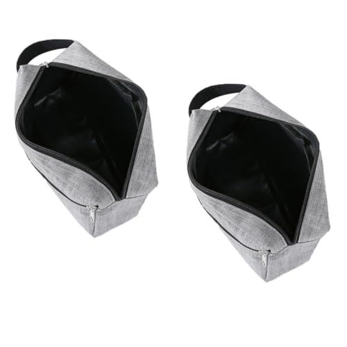 BAZEITFLOW 2 Stück Multifunktionaler Reise Kulturbeutel Handliche Waschtasche mit Doppeltem Fach Großer Kapazität Wasserdichter Toilettenartikel Organizer für Damen und Herren von BAZEITFLOW